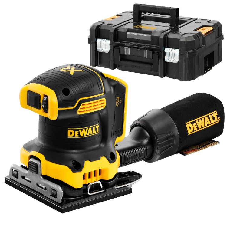 Szlifierka oscylacyjna akumulatorowa 18V body walizka DEWALT DCW200NT