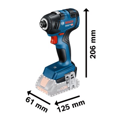 Zakrętarka udarowa akumulatorowa 18V 200Nm BOSCH 06019J2105