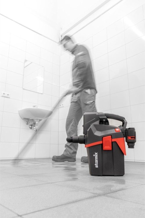 Odkurzacz przemysłowy SMART L 18V  STARMIX zastosowanie