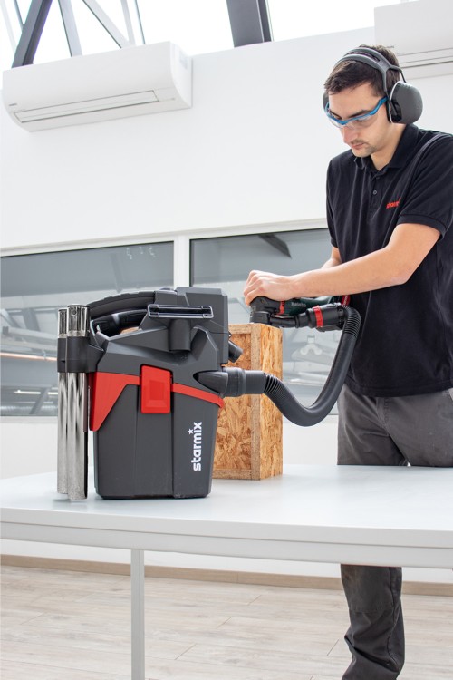 Odkurzacz przemysłowy SMART L 18V  STARMIX zastosowanie