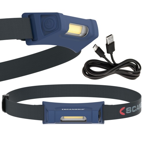 SCANGRIP 03.5850 Latarka czołowa akumulatorowa ZONE 2 LED 200 lm