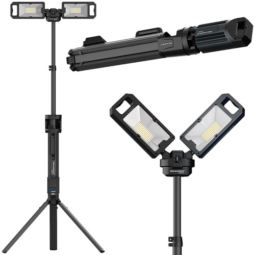 SCANGRIP Lampa budowlana 5000lm ze zintegrowanym statywem TOWER 5 CONNECT