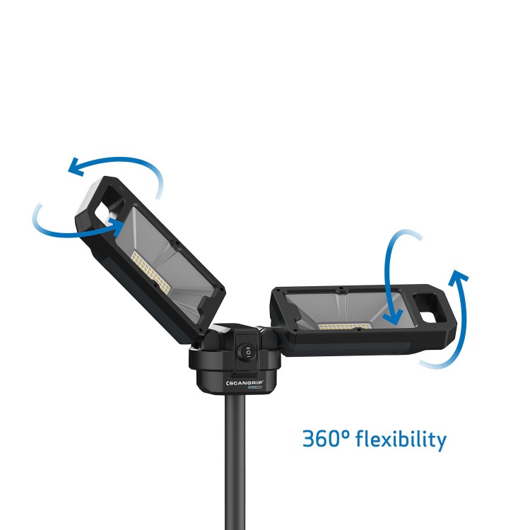 Lampa budowlana ze zintegrowanym statywem TOWER 5 CONNECT SCANGRIP