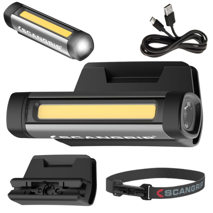 SCANGRIP 03.5811 Latarka czołowa LED 150 lumen FLEX WEAR