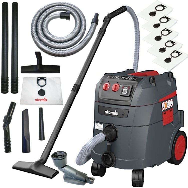 Odkurzacz Starmix iPulse L-1635 Basic + Przystawka Bohrfixx + Worki 5szt.