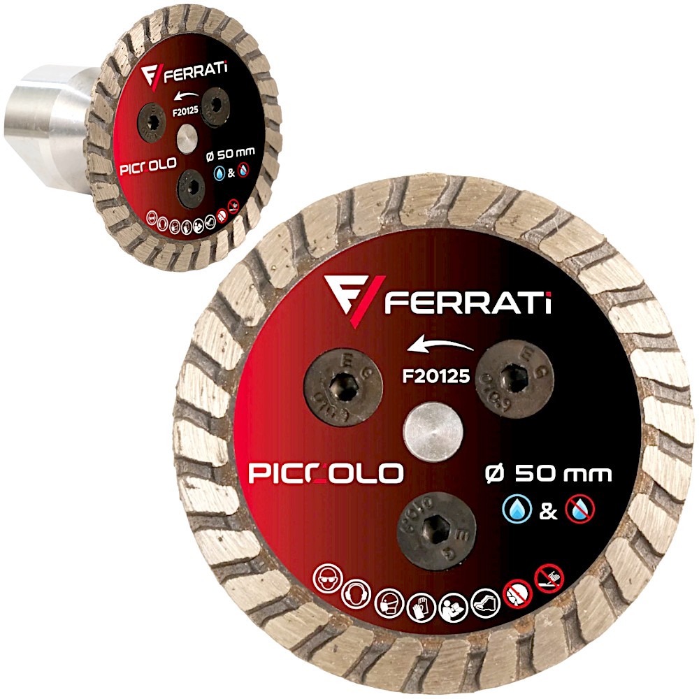 Tarcza frez diamentowy podcinający 50mm Piccolo do betonu Ferrati