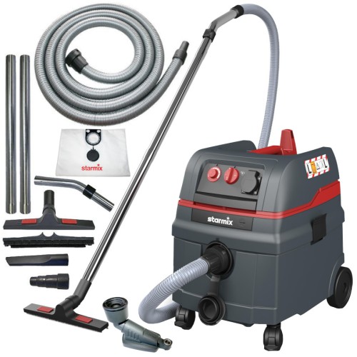 STARMIX Odkurzacz przemysłowy ISC L-1625 TOP + BOHRFIXX Przystawka do wiercenia