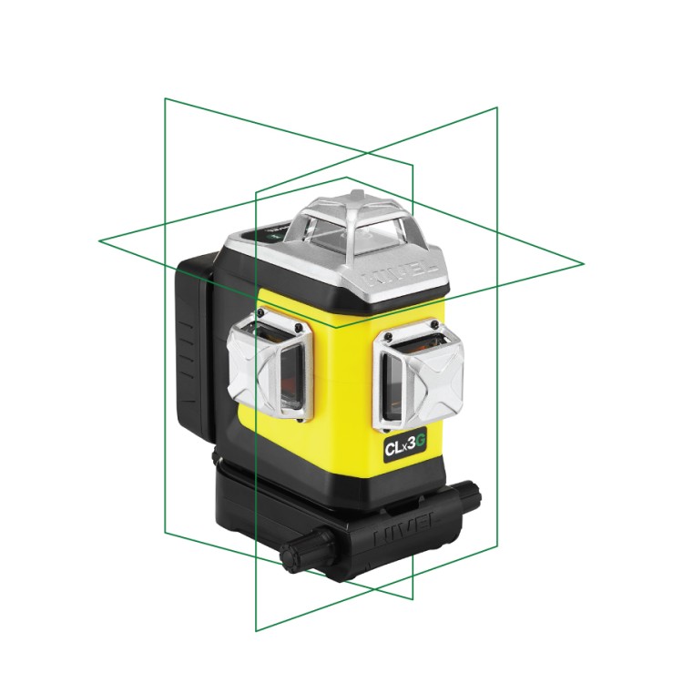 Laser krzyżowy zielony bluetooth walizka akc NIVEL SYSTEM CLx3G