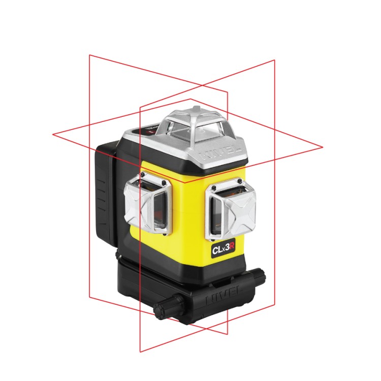 Laser krzyżowy czerwony bluetooth walizka akc NIVEL SYSTEM CLx3R