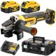 DEWALT DCG405P2 Szlifierka kątowa 2x5.0 Ah + ładowarka + skrzynia