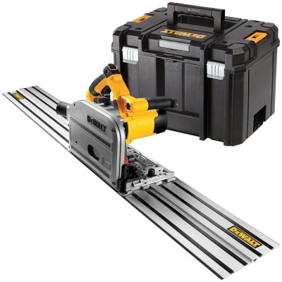 DeWALT DWS520KTR Zagłębiarka tarczowa 1300W z szyną prowadzącą 1.5m