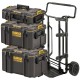 DeWALT DWST83401-1 Zestaw 3 skrzyń TOUGHSYSTEM 2.0 + Wózek 4w1