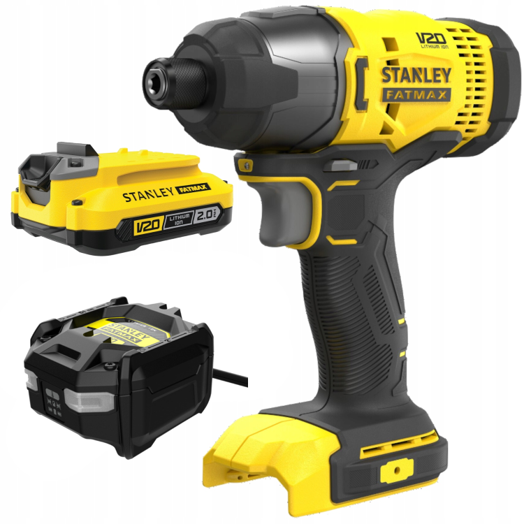 STANLEY FatMax SFMCF800B Zakrętarka udarowa 18V seria V20 + akumulator 2Ah + ładowarka