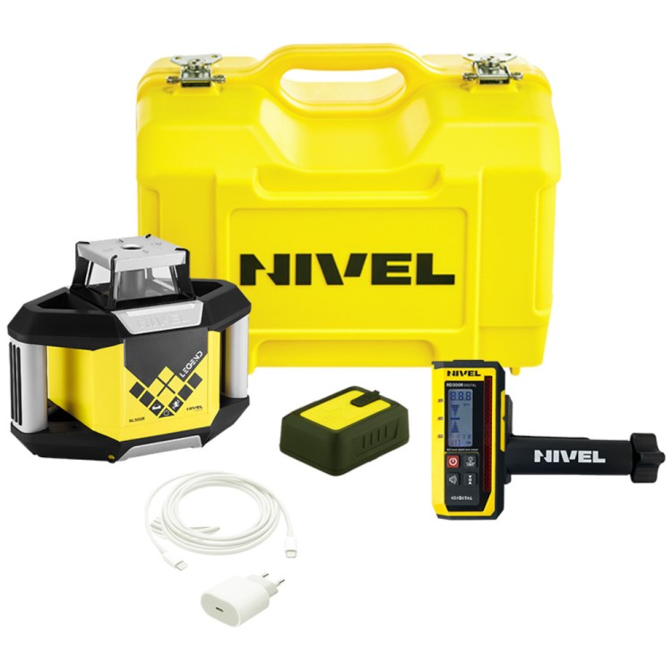 Laser obrotowy czerwony NL300R NIVEL SYSTEM