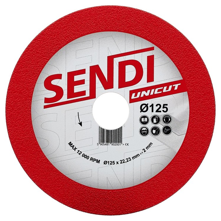 Tarcza diamentowa do gresu i szkła 125mm UNICUT SENDI