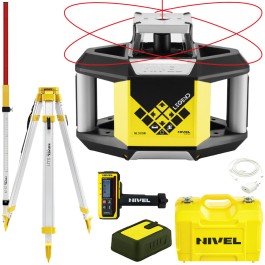 NIVEL SYSTEM Laser obrotowy czerwony NL320R + Statyw SJJ1 + Łata LS-24