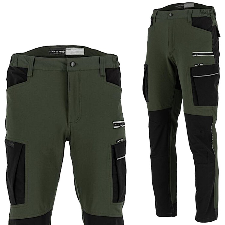 Spodnie robocze stretch slim fit Lahti Pro L40553
