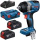 BOSCH GDS 18V-750 C Wkrętarka / Klucz udarowy 1/2" 18V 750Nm 2x 5,0Ah