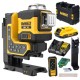 Laser krzyżowy 18V XR 3x360° zielony 80m 2Ah ład akc DEWALT DCLE34035D1