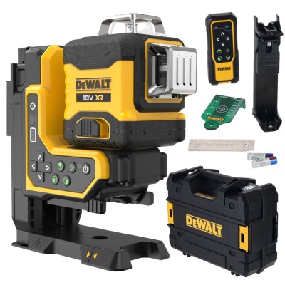Laser krzyżowy 18V XR 3x360° zielony 80m akcesoria DEWALT DCLE34035B