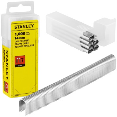 STANLEY 1-CT109T Zszywki do przewodów 14mm Typ 7 CT100 1000szt.