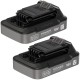 BLACK DECKER 2x Akumulator Li-Ion 18V 2,0Ah PowerConnect BDL2018