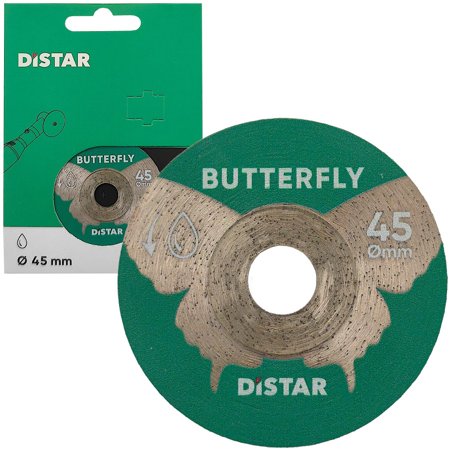 Tarcza diamentowa do ceramiki, gresu, porcelany 45mm Butterfly DISTAR