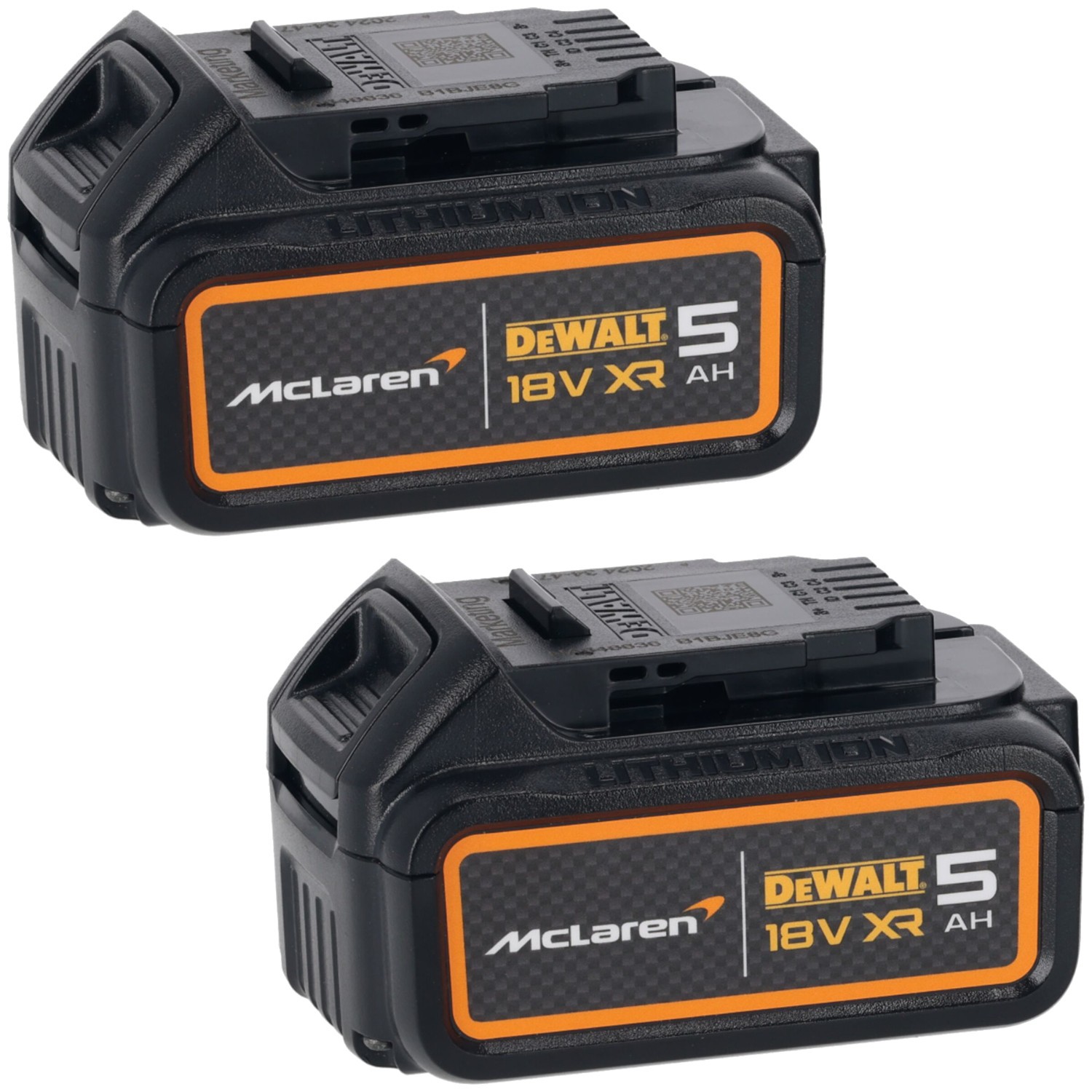 Akumulator Li-Ion 18V 5.0Ah DeWALT DCB184 edycja limitowana McLaren 2szt.