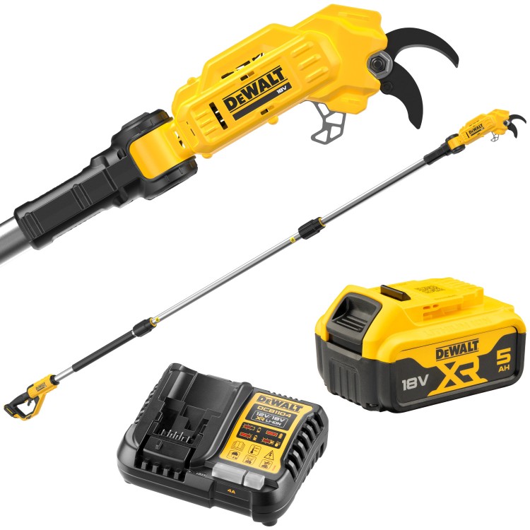 Sekator akumulatorowy na wysięgniku 18V XR 1x 5,0Ah 38mm DeWALT DCMPP569P1