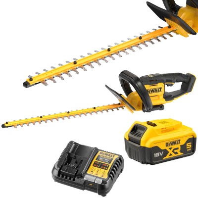 Nożyce do żywopłotu akumulatorowe 18V XR 55cm 1x 5,0Ah DeWALT DCMHT562P1