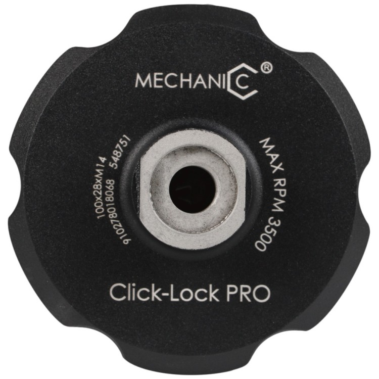 Aluminiowy uchwyt magnetyczny na tarczę polerską Click-Lock PRO Mechanic 910278018068