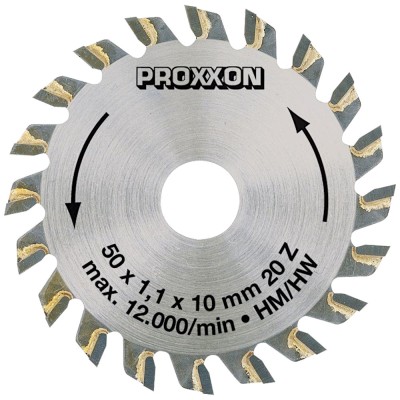 Tarcza do cięcia z zębami wolframowymi Proxxon PR28017