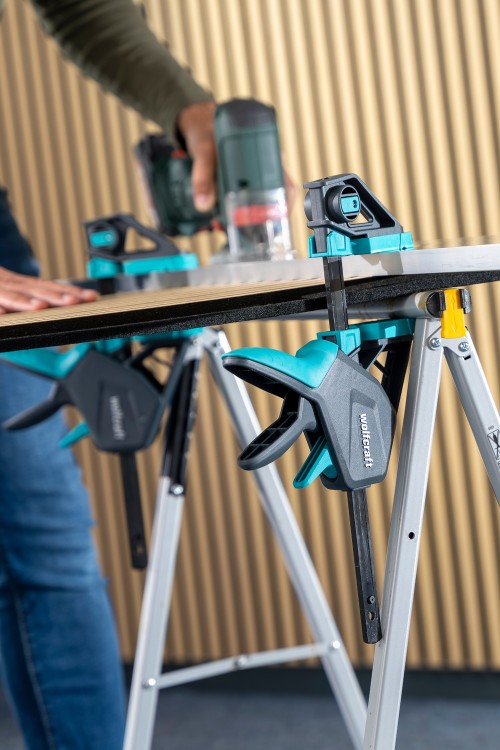 zastosowanie ścisku jednoręcznego Wolfcraft