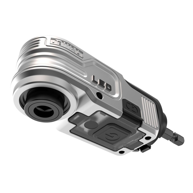 Adapter kątowy do bitów udarowy z LED 1/4" DEWALT DTLRA