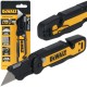 Nóż składany z ostrzem trapezowym Push&Flip ze schowkiem DeWALT DWHT10992-0