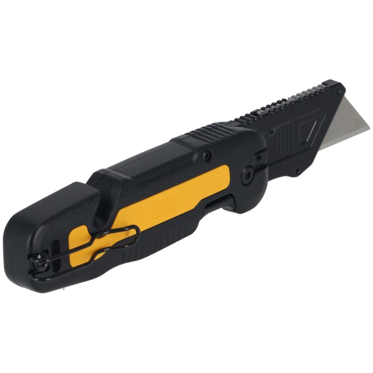 Nóż składany z ostrzem trapezowym ze schowkiem DeWALT DWHT10992-0