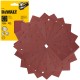 DeWALT DT3033 Papier ścierny na rzep - Klettfix 115 x 115mm gr. 120 - 25szt