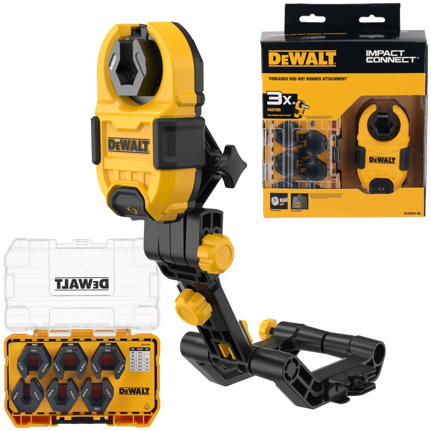 DEWALT DT20562 Przystawka do nakrętek prętów gwintowanych IMPACT CONNECT