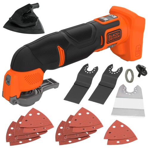 BLACK DECKER BDCOS18N Narzędzie wielofunkcyjne 18V + akcesoria