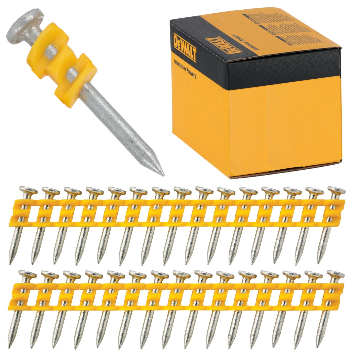 DEWALT DCN8901030 Gwoździe na taśmie do betonu drewna 2,6x30mm 1005szt do DCN890