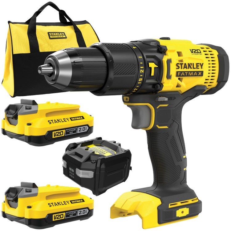 Wiertarko Wkrętarka udarowa 18V 50Nm 2x 2,0Ah Stanley SFMCD711