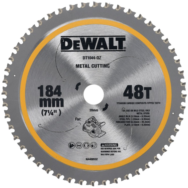 DEWALT DT1044 Tarcza do cięcia metalu