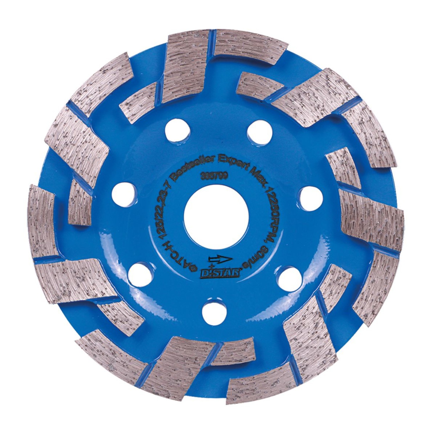 Tarcza garnkowa diamentowa DGS-S 125mm do betonu Bestseller Expert Distar