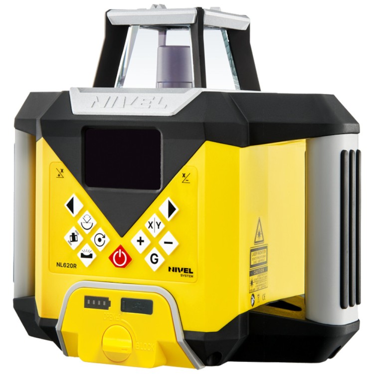 NIVEL SYSTEM Laser obrotowy czerwony NL620R Digital