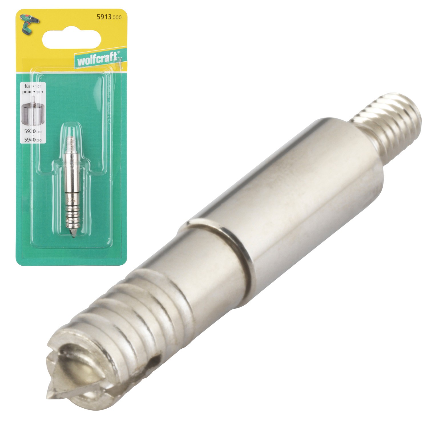 Wiertło centrujące pilot do otwornic Ceramic zamienne Wolfcraft 5913000