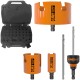 CMT Zestaw otwornic XTREME FAST 35-102mm 5el. w dedykowanej walizce