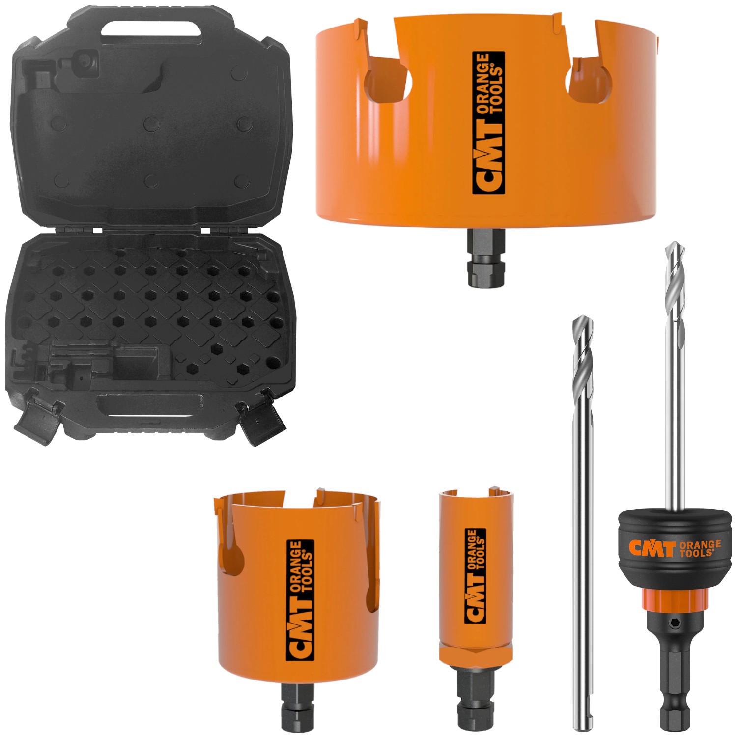 CMT Zestaw otwornic XTREME FAST 35-133mm 5el. w dedykowanej walizce