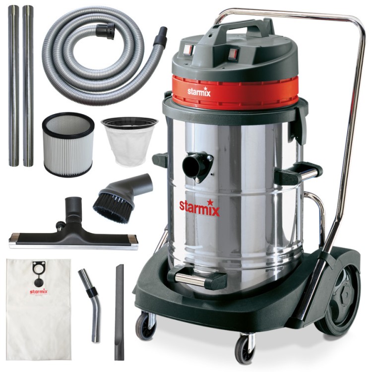 Odkurzacz przemysłowy GS 3078 PZ 3600W 3 silniki 78l Starmix 003924