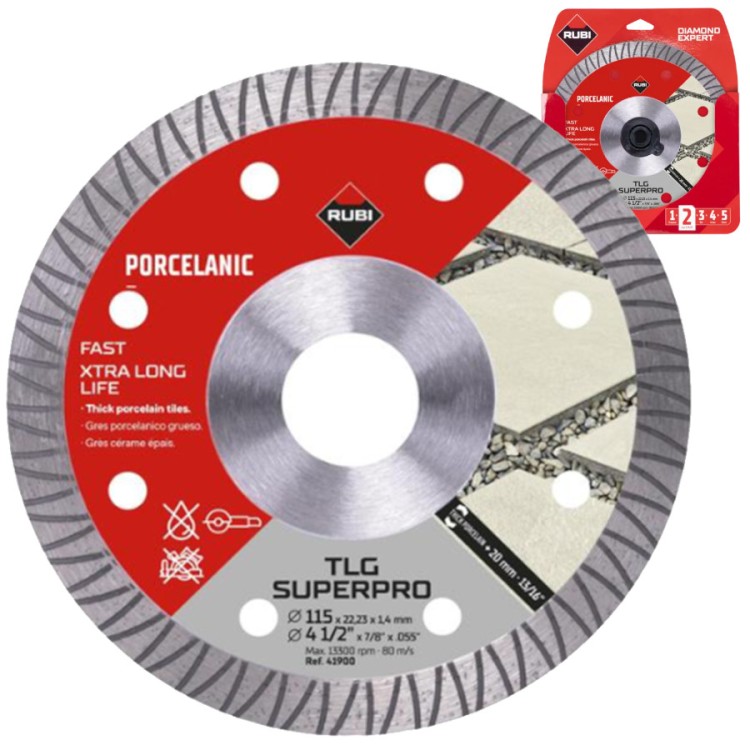 Tarcza diamentowa 115mm TLG 115 EXT SUPERPRO RUBI 41900