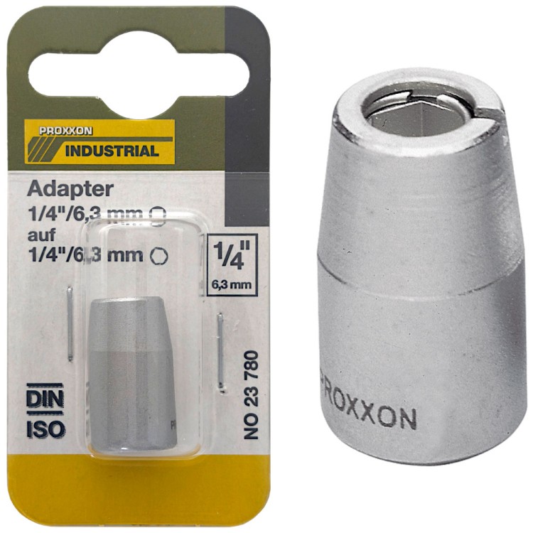PROXXON 23780 Adapter do bitów 6-kątnych 1/4"